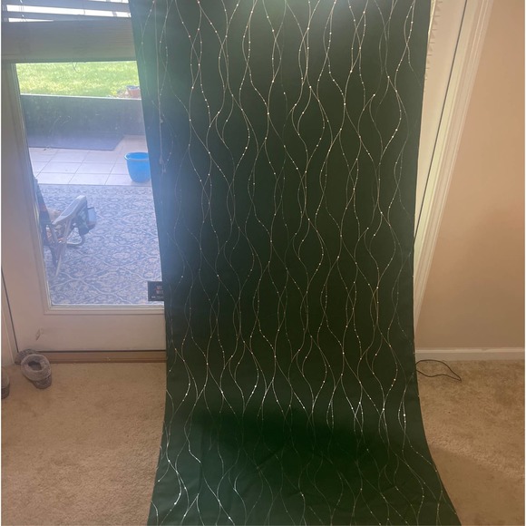 Hunter green black out drapes 96” long 80” wide 2 panels - Picture 1 of 7